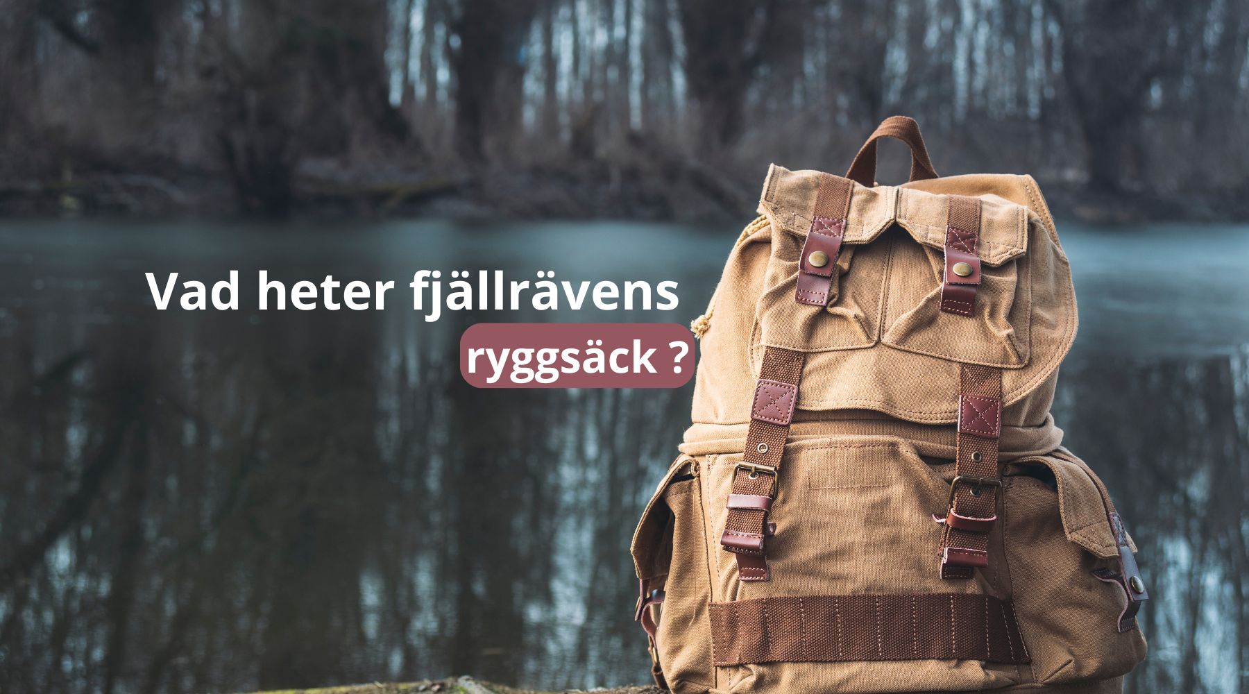 Vad heter fjällrävens ryggsäck