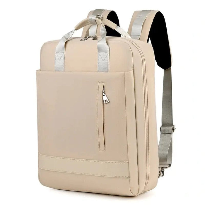 Laptop ryggsäck säker Beige