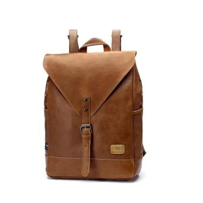 Weekend ryggsäck läder Light Brown