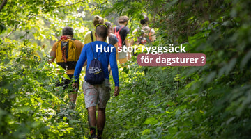 Hur stor ryggsäck för dagsturer