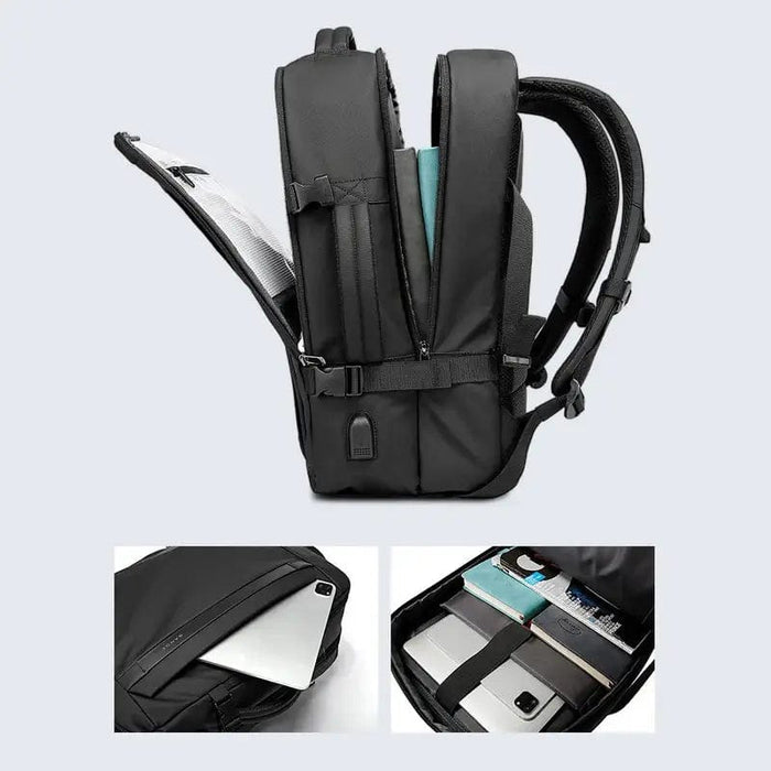 Laptop ryggsäck 15 6 Svart