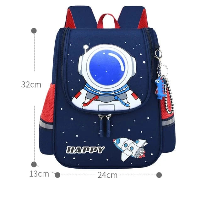 Ryggsäck barn skolväska rea Astronaut