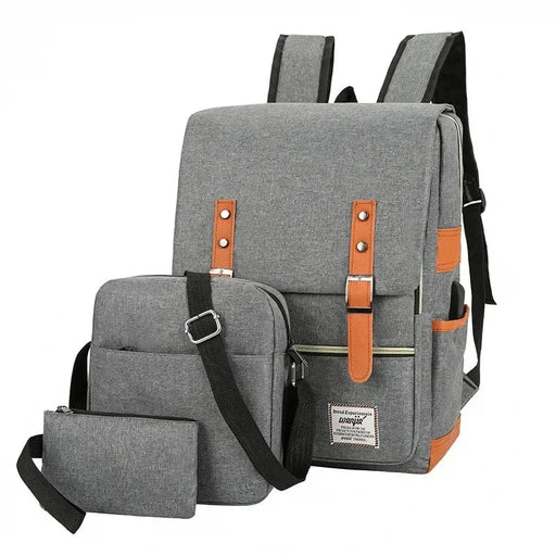 Ryggsäck herr student grey
