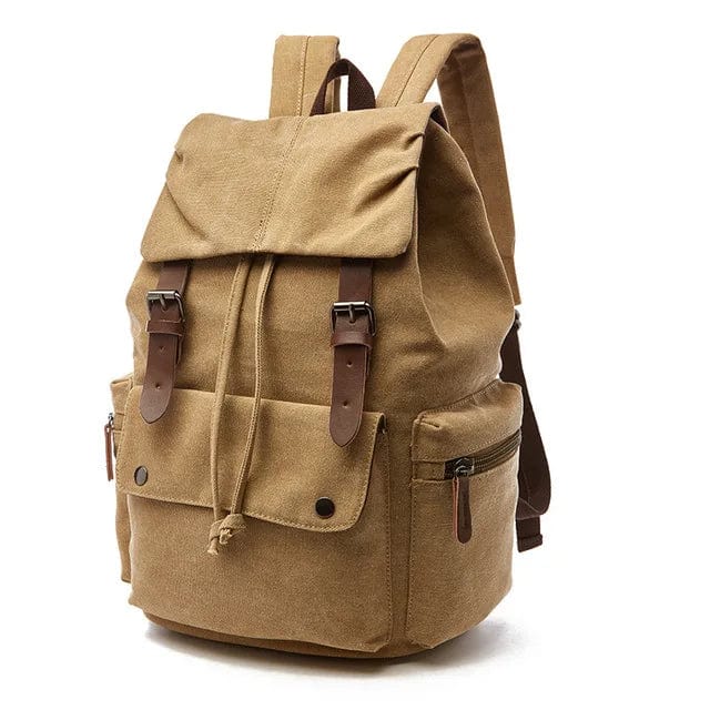 Ryggsäck herr vintage Khaki
