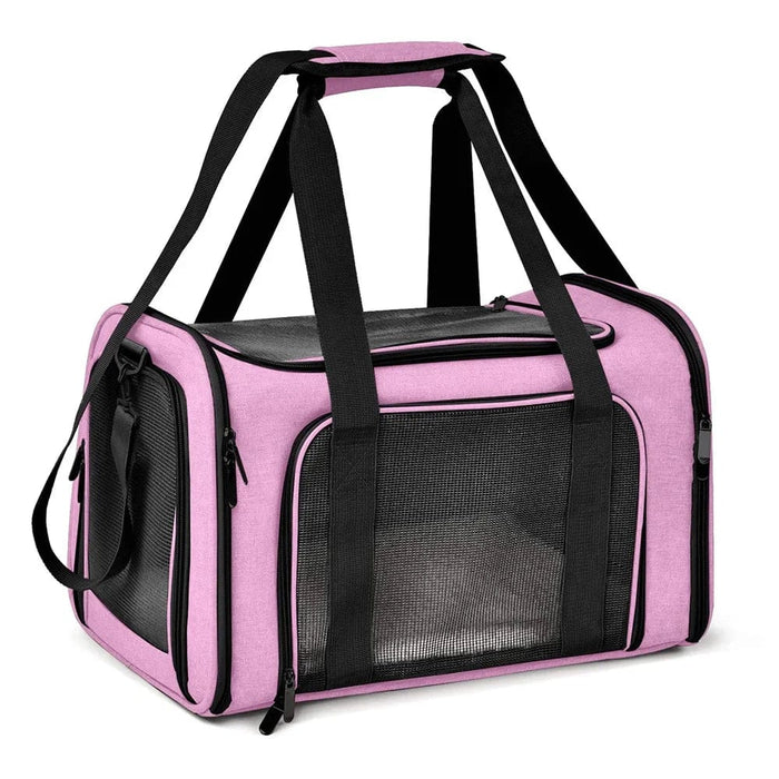 Ryggsäck hund 15 kg Rosa / M (43x28x28cm)