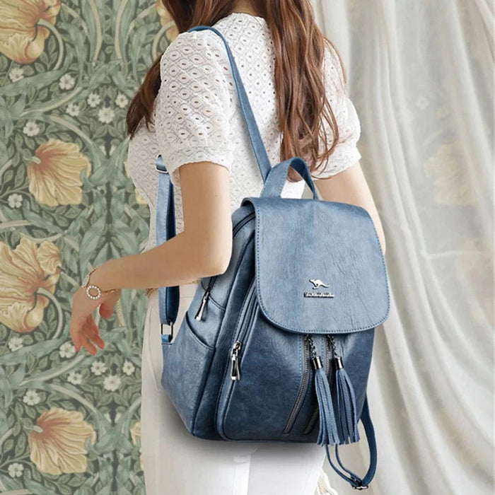 Ryggsäck läder 20l