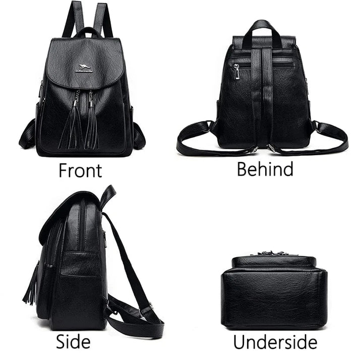Ryggsäck läder 20l