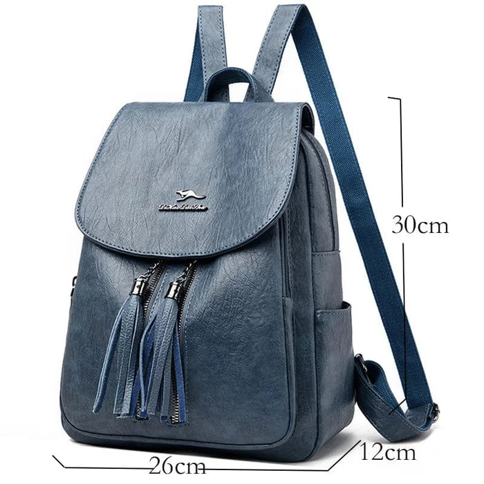 Ryggsäck läder 20l