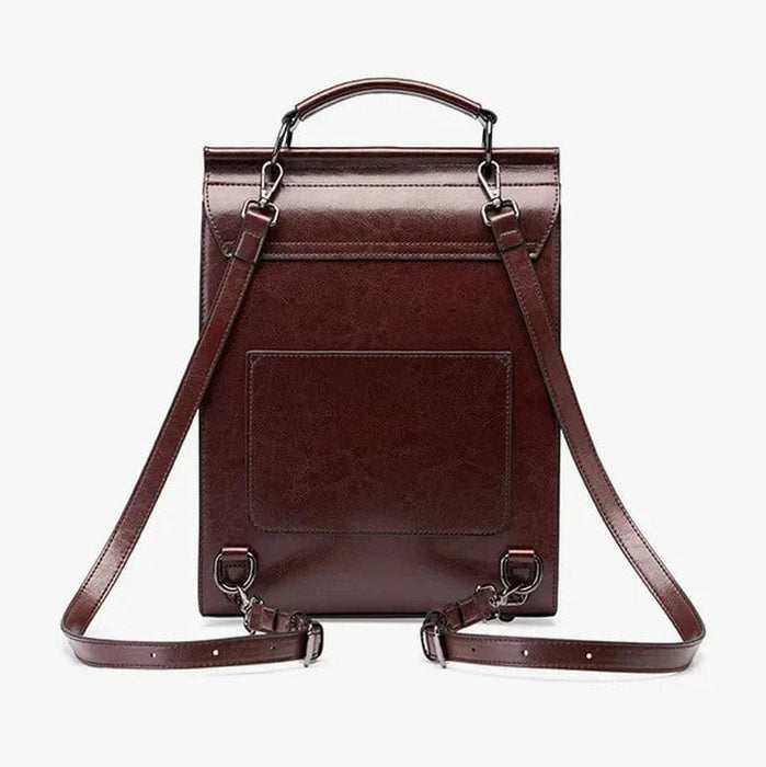 Ryggsäck läder vintage