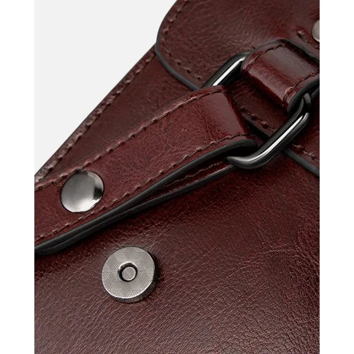 Ryggsäck läder vintage