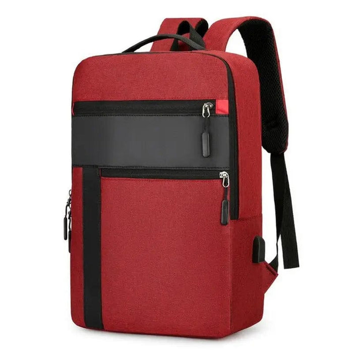 Ryggsäck med laptopfack Röd