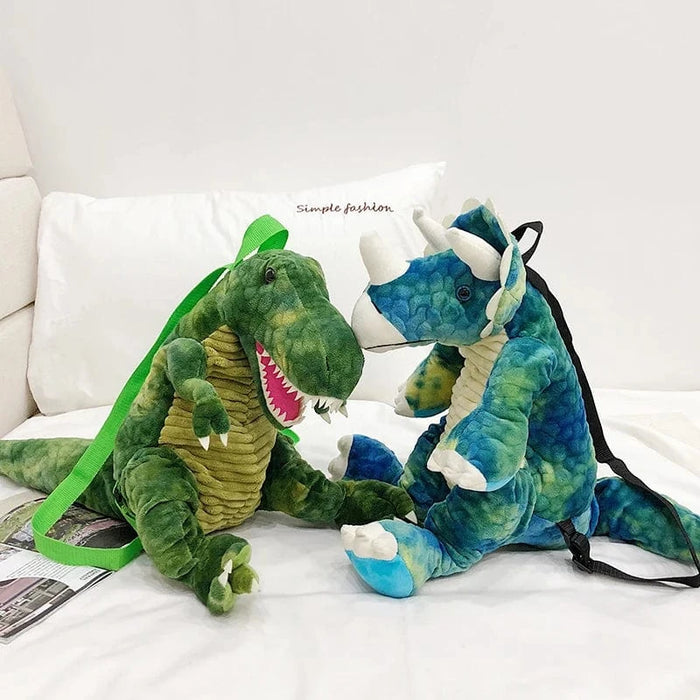 Ryggsäck med realistiskt dinosauriemotiv