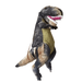 Ryggsäck med realistiskt dinosauriemotiv Brun