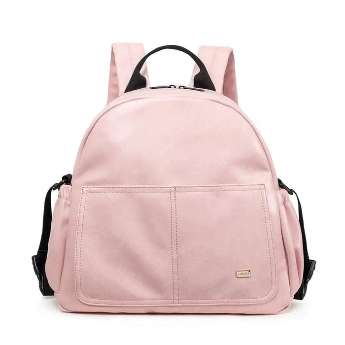 Skötväska ryggsäck skinn Rosa