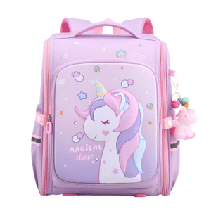 Ryggsäck barn hästmotiv Lila