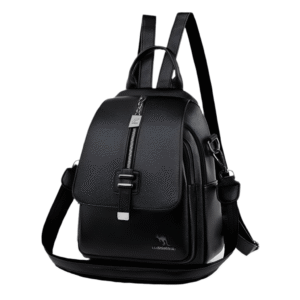 Ryggsäck läder ljus