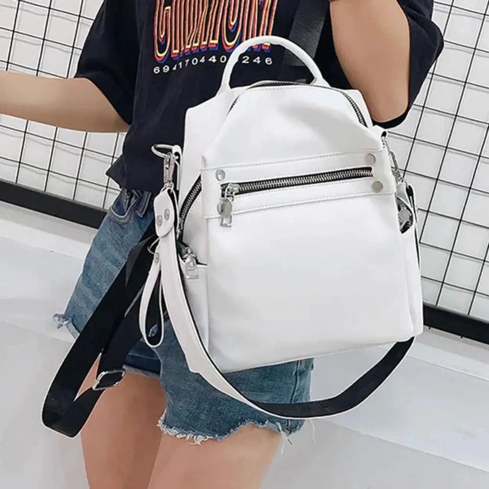 Ryggsäck läder skinn dam