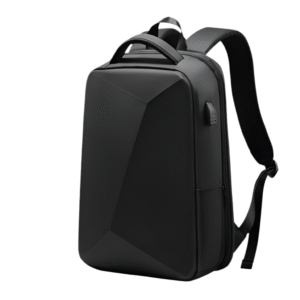 Stöldskyddad ryggsäck för män med plats för 15,6-tums laptop Svart